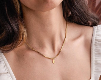 14k Gold Cat Necklace: Sterling Silver Handmade Pendant