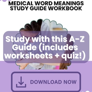 Medical Prefix Study Guide PDF – Medical Terminology Worksheet + Quiz – Instant Download for Nurses & ESL