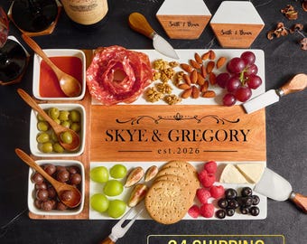 Retirement Gift, Custom Charcuterie Board, Personalized Gifts, Thank You Gift, Unique Retirement Gift, Corporate Gifts, Housewarming Gift