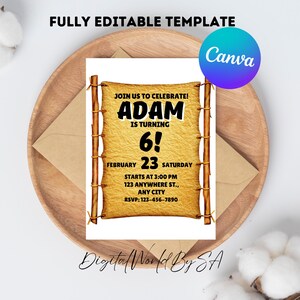 Kids Birthday Invitation • Custom Birthday Invitation • 1st Birthday Invitation • Girls Birthday Invitation • Boys Birthday Invitation