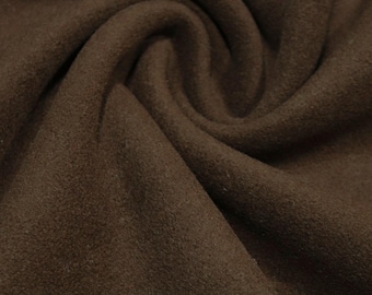 Mocha Brown Italian Wool Coating Fabric
