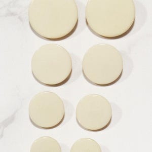 Ivory, Mod Gambit, Shank Button. Available in 15mm, 18mm, 20mm, 25mm