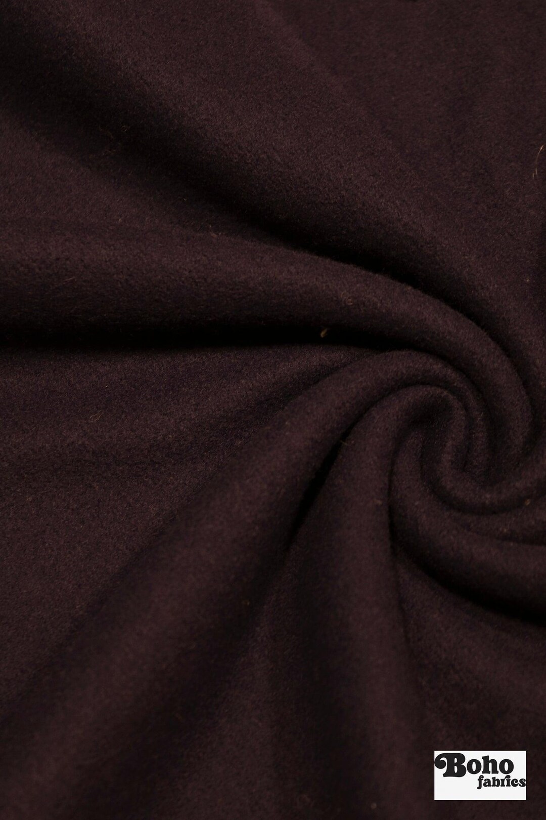 Raisin Italian Wool Coating Fabric - Etsy