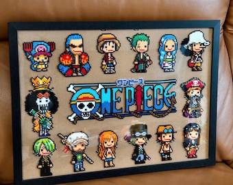 Juego de patrones de cuentas Perler de una pieza: descarga digital, instrucciones en PDF, divertido kit de manualidades con diseño de píxeles