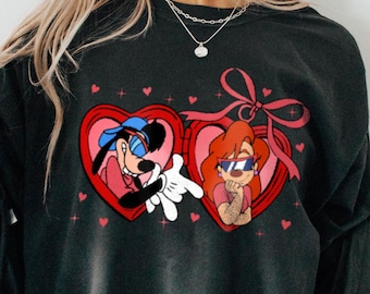 Max and Roxane Disney Couple Comfort Colors T-Shirt, Valentine Gift