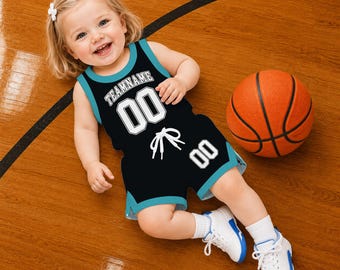 Custom Basketball Jersey Set for Kids, Personalized Name Number Team Uniform, Youth Sports Outfit, Birthday Gift