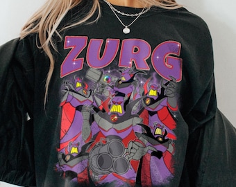 Camiseta Zurg Toy Story Comfort Colors, camiseta para viaje a Disney