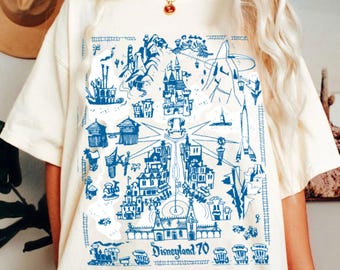 Disneyland 70th Anniversary Unisex Tee, Vacation Trip Shirt
