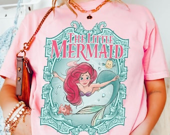 The Little Mermaid Ariel Comfort Color Shirt, Disney Ariel Princess Shirt, Disneyland Trip Shirt 2026