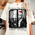 He Sees You When You Are Sleeping Wolf Comfort Color Shirt, Edward Shirt, Vampires Wolves Romance Shirt