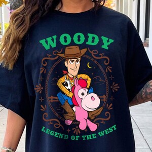 Disney Woody Legend Of The West Comfort Color Shirt, Sheriff Woody Cowboy and Bullseye Shirt, Toy Story 5 Tee, Disneyland Trip Shirt 2026 image 8