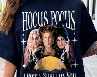 I Put A Spell On You Sanderson Sister Mary Comfort Color T-Shirt, Valentine Gift, Trending Unisex Tee, Disneyland Vacation Trip Gift 2025