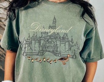 Disneyland Castle Chick Comfort Color Shirt,Trending Unisex Tee, Disneyland Trip Shirt 2026