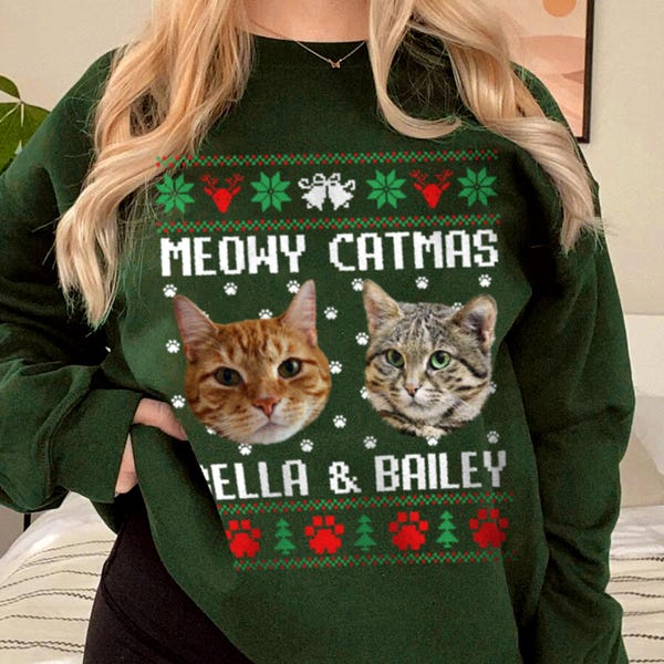 A Tiny Meowy - Personalized Custom All-Over-Print Sweatshirt main image 0