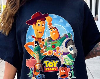 Toy Story Comfort Colors T-Shirt, Woody and Buzz, Disney Trip Tee