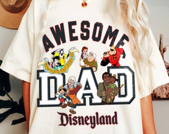 Awesome Dad Disney Dad Incredible Max Goof Comfort Shirt,Disney Dad And Son Shirt, Disneyworld Father's Day, Disneyland Trip Shirt 2026