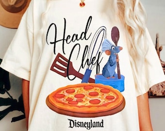 Head Chef Ratatouille Pizza Comfort Colors Shirt, Disneyland Trip 2026
