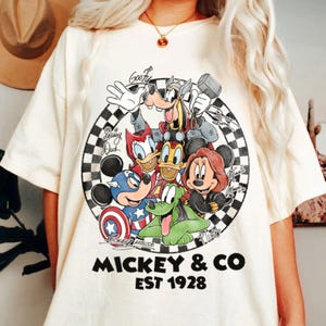 Mickey Co Est 1928 Marvel Day At Sea Mickey Captain Comfort Color Shirt,  Disney Cruise Tee, Disneyland Trip Shirt 2026