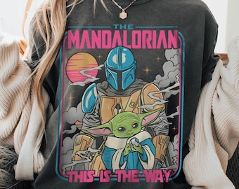 The Mandalorian This Is The Way Grogu Comfort Color Shirt, Vintage Star Was Tee,  Disneyland Trip Shirt 2026