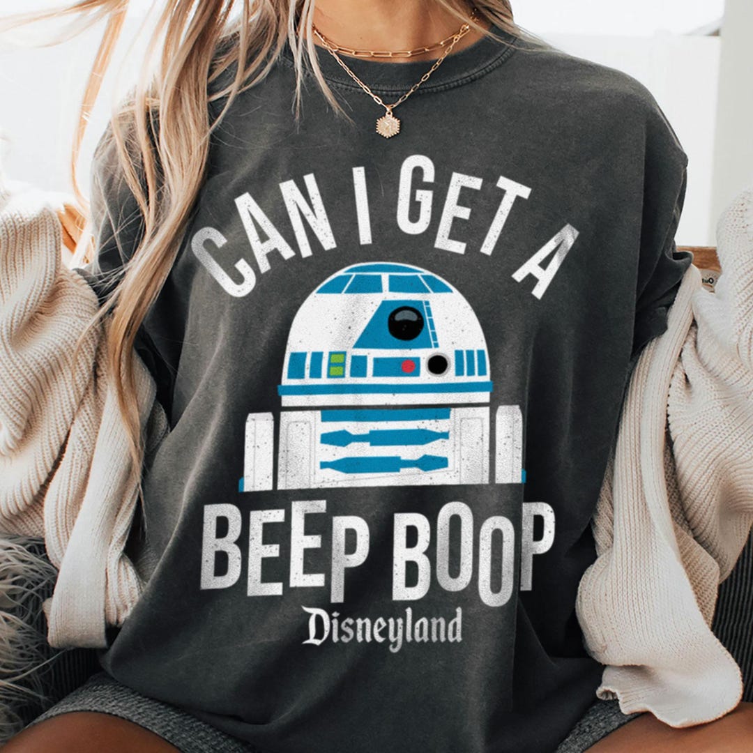 Can I Get A Beep Boop R2 D2 Droid Comfort Color Shirt, Vintage Retro ...