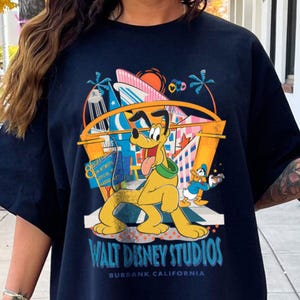 Pluto At Walt Disney Studio Comfort Color Shirt, Magic Kingdom Tee, Disneyland Trip Shirt 2026