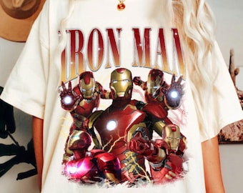 Camiseta de Iron Man de los Vengadores, Comfort Colors Superhero Tee, Disneyland 2026
