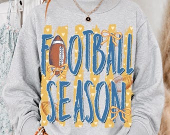 Striped Football Season Mock Neck Sweatshirt, Game Day Pullover, Football Mom Sweater, Fall Sports Shirt, Cozy Game Day Top