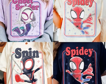 Camiseta Ghost Spider Comfort Colors, Camiseta para viaje a Disneyland