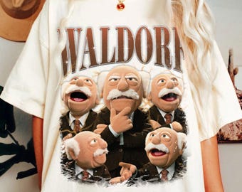 Waldorf The Muppets Comfort Color Shirt, Trending Unisex Tee, Disneyland Vacation Trip Gift 2025