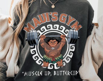 Maui's Gym Comfort Colors T-Shirt, Disney Vacation Tee