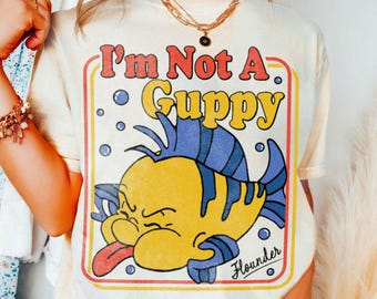 Flounder I'm Not A Guppy Comfort Colors T-Shirt