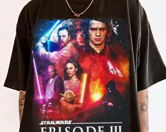 Mural Revenge of the Sith Comfort T-Shirt, Starwars Episode III Revenge of The Sith Tee, Trending Unisex Tee 2025