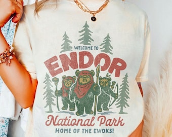 Welcome To Endor National Park Home Ewoks Comfort Color T-Shirt, Trending Unisex Tee, Disneyland Vacation Trip Gift 2025