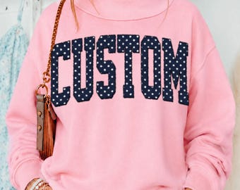 Embroidered Mockneck
