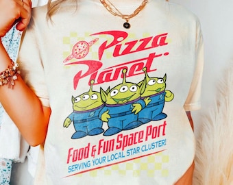 Pizza Planet Aliens T-Shirt, Disneyland Trip Tee