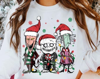 Lock Shock Barrel Santa Shirt, Very Merry Christmas, Comfort Colors