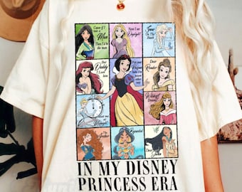 Disney Princess Era T-Shirt, Unisex Vacation Tee
