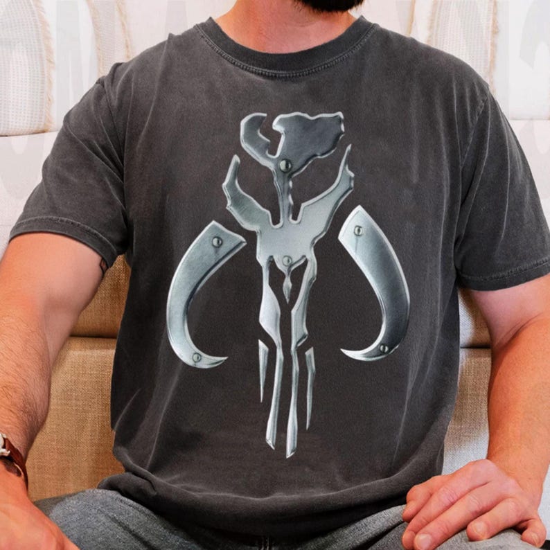 Camiseta Comfort Color de Din Djarin de The Mandalorian, Camiseta Vintage de Star Wars, Camiseta para viaje a Disneyland 2026 imagen 3