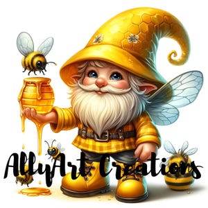 Spring Gnomes Clipart Bundle - High Quality JPGs Download - Instant Digital Download - Card Making- Commercial Use
