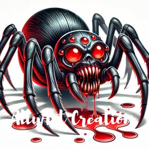 Halloween Spider Clipart - Cute Halloween Clipart - Instant Download - Spider in Witch Hat - Digital Stickers