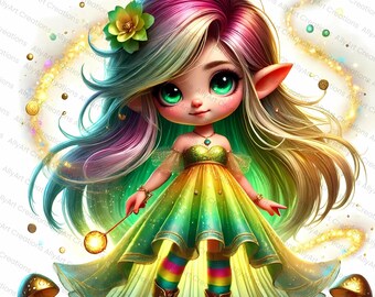 St Patricks Day Clipart - Watercolor Shamrock - Lucky Clover Graphics - Digital Download- Festive Graphics