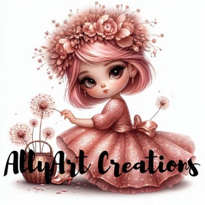 Spring Gnomes Clipart Bundle - High Quality JPGs Download - Instant Digital Download - Card Making- Commercial Use