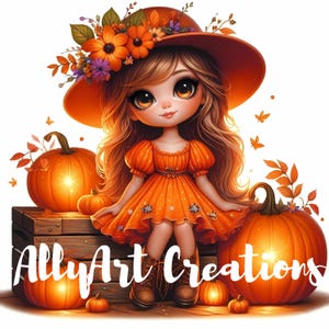 Fall Gnome Clipart Bundle - Autumn Gnome Art - Cute Gnomes JPG for Thanksgiving - High Quality Digital Download- Commercial Use
