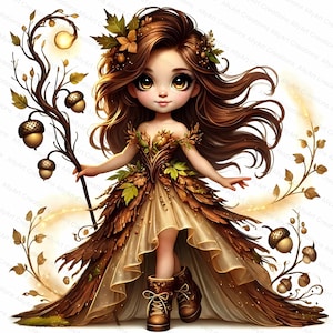 Fall Gnome Clipart Bundle - Autumn Gnome Art - Cute Gnomes JPG for Thanksgiving - High Quality Digital Download- Commercial Use