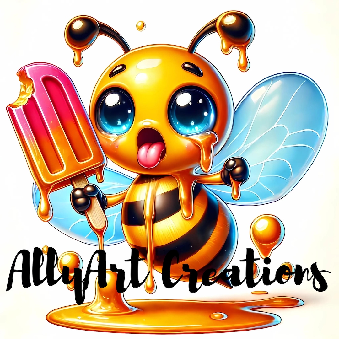 Watercolor Honey Bee Clipart Bumble Bee Jpg Honeycomb Clipart