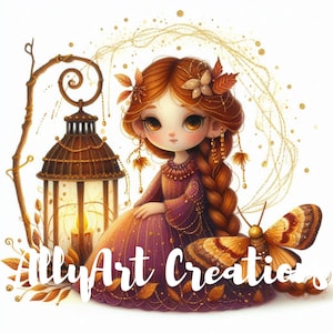 Fall Gnome Clipart Bundle - Autumn Gnome Art - Cute Gnomes JPG for Thanksgiving - High Quality Digital Download- Commercial Use