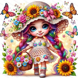 Spring Gnomes Clipart Bundle - High Quality JPGs Download - Instant Digital Download - Card Making- Commercial Use