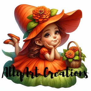 Spring Gnomes Clipart Bundle - High Quality JPGs Download - Instant Digital Download - Card Making- Commercial Use