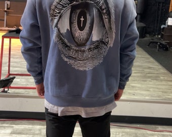 Denim Blue)Streetwear, sudadera con capucha cristiana vintage, sudadera con capucha vintage para hombre, sudadera con capucha cristiana para hombre, sudadera con capucha gráfica, sudadera con capucha cristiana de moda, Fait