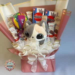 Essbarer Blumenstrauß für Kinder zum Geburtstag,  als besonderen Anlass .